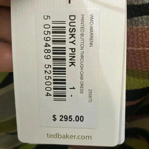 NWT Ted Baker Warrenn Front Button Dress - Picture 4 of 10